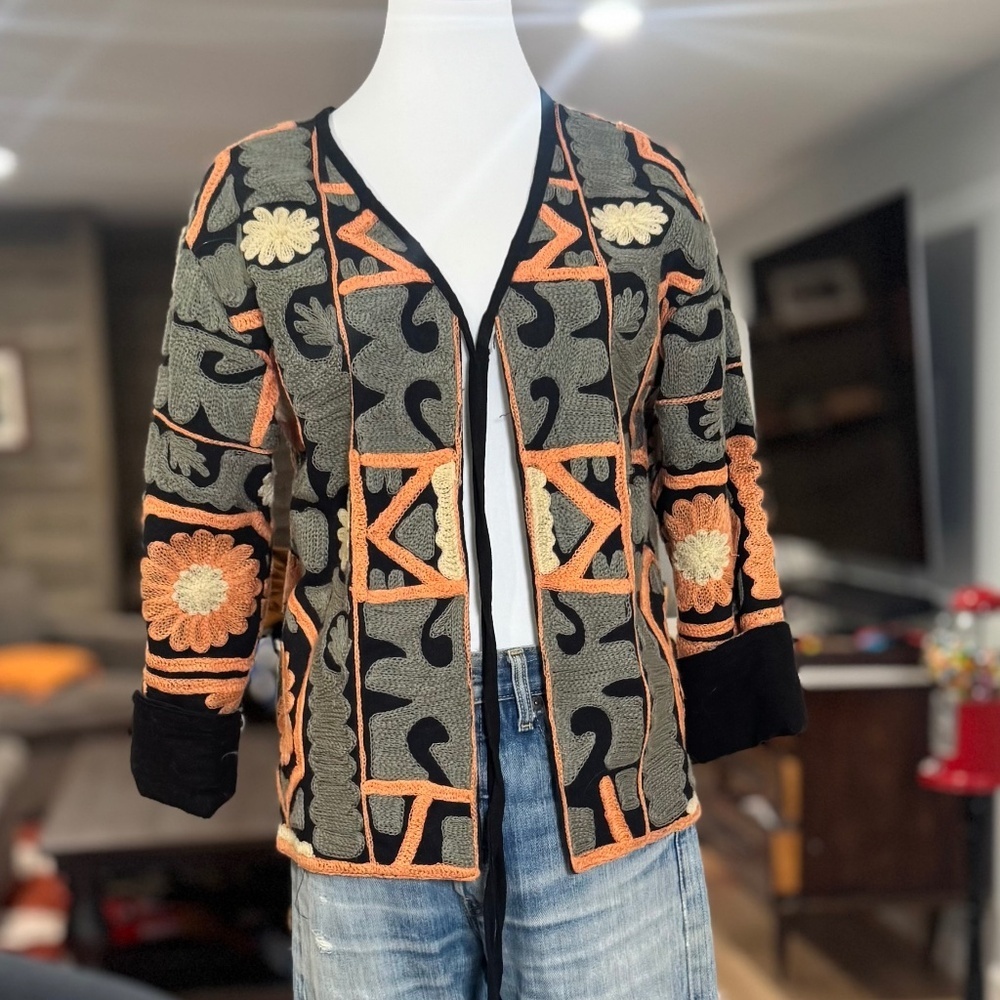 Stunning handmade mini car coat